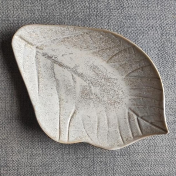 Anthropologie Oak Leaf Ceramic Side Dish - Picture 2 of 2